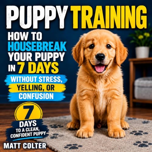 Cover of Puppy Training : How to Housebreak Your Puppy in 7 Days Without Stress, Yelling, or Confusion