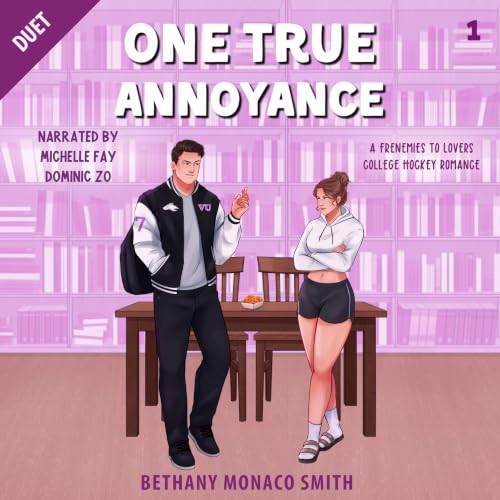 Cover of One True Annoyance: A Frenemies to Lovers College Hockey Romance (Vinewood U Book 1)