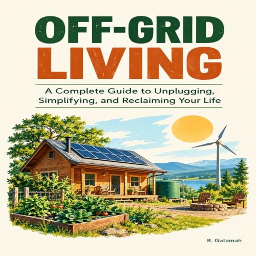 Cover of Off-Grid Living: A Complete Guide to Self-Sufficiency, Sustainable Systems, and Reclaiming Your Independence
