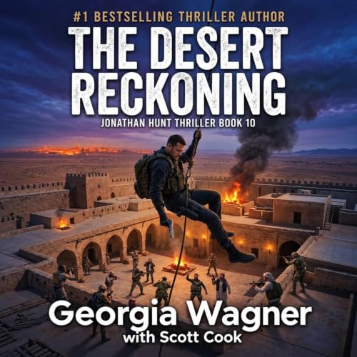 Cover of The Desert Reckoning: A Jonathan Hunt Thriller Book 10 (Jonathan Hunt Thriller Series)
