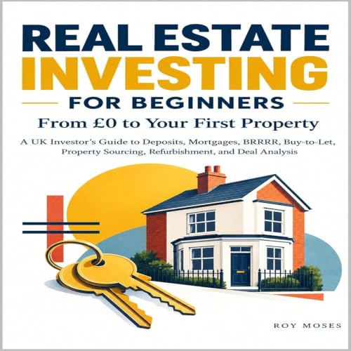 Cover of REAL ESTATE INVESTING FOR BEGINNERS: From £0 to Your First Property: A UK Investor’s Guide to Buy-to-Let, Property Sourcing, Deal Analysis, Mortgages and Refurbishment