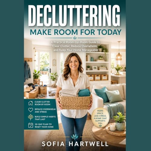 Cover of Decluttering: Make Room for Today: A Practical Room-by-Room Guide to Clear Clutter, Reduce Overwhelm, and Keep Your Home Manageable (The Practical Decluttering Series Book 6)