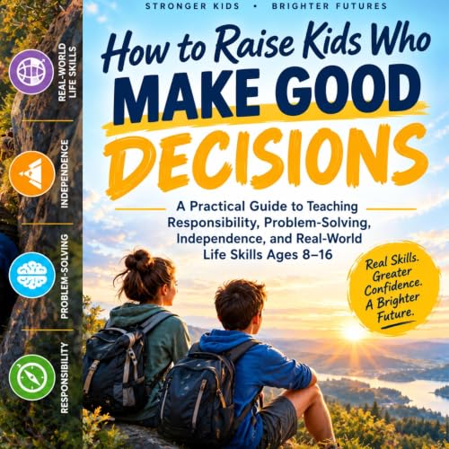 Cover of How to Raise Kids Who Make Good Decisions: A Practical Guide to Teaching Responsibility, Problem-Solving, Independence, and Real-World Life Skills Ages 8–16