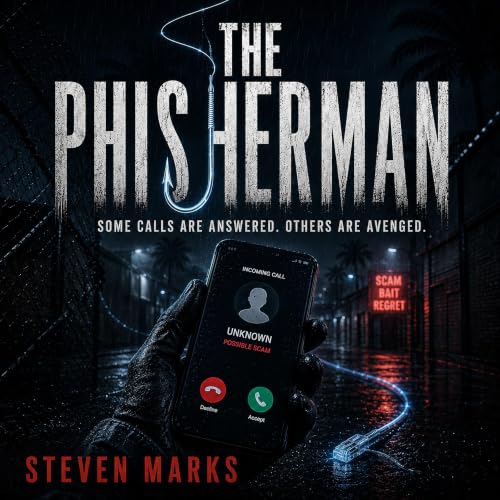 Cover of The Phisherman: A Vigilante Tech Thriller About Scam Culture and Modern Digital Justice