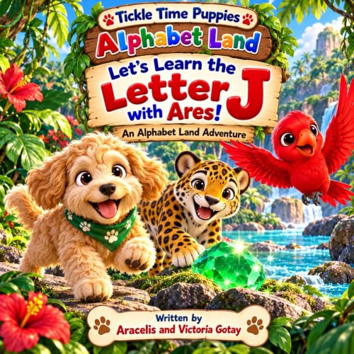 Cover of Let's Learn the Letter J with Ares: An Alphabet Land Adventure