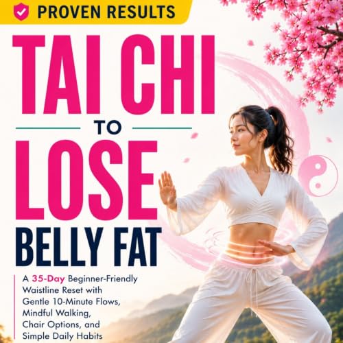 Cover of Tai Chi to Lose Belly Fat: A 35-Day Beginner-Friendly Waistline Reset with Gentle 10-Minute Flows, Mindful Walking, Chair Options, and Simple Daily Habits