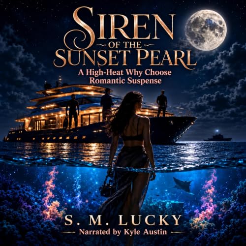 Cover of Siren of the Sunset Pearl: A Why Choose Romance of Desire, Danger, and the Deep