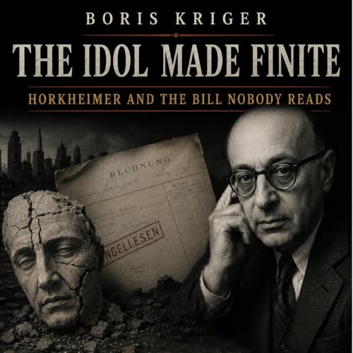 Cover of THE IDOL MADE FINITE: HORKHEIMER AND THE BILL NOBODY READS