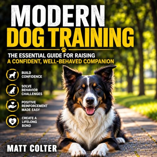 Cover of Modern Dog Training: The Essential Guide for Raising A Confident, Well-Behaved Companion: The All-In-One Manual for Positive Reinforcement, Behavior Troubleshooting, and Lifelong Canine Connection