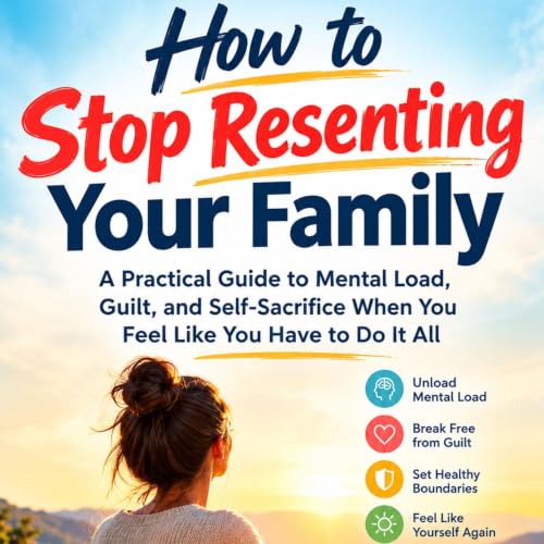 Cover of How to Stop Resenting Your Family: A Practical Guide to Mental Load, Guilt, and Self-Sacrifice When You Feel Like You Have to Do It All
