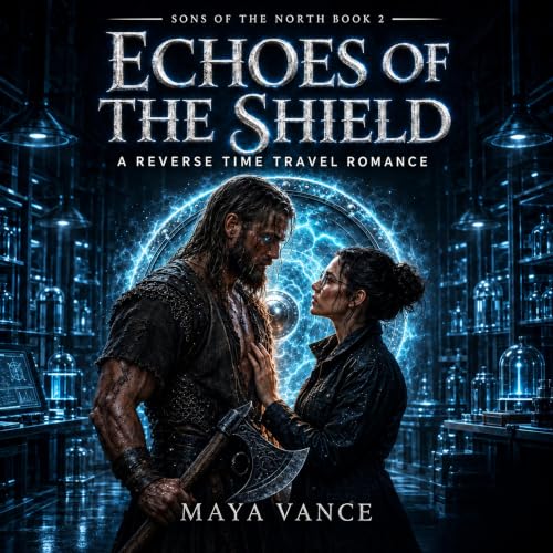 Cover of Echoes of the Shield: A Reverse Time Travel Romance (Sons of the North Book 2)