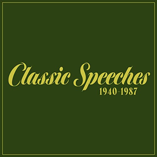 Cover of Classic Speeches: 1940-1987