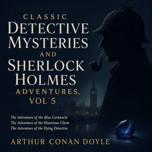 Cover of Classic Detective Mysteries and Sherlock Holmes Adventures, Vol 5