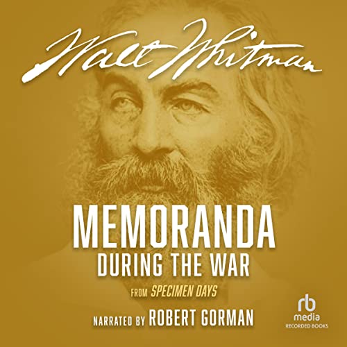 Cover of Memoranda During the War