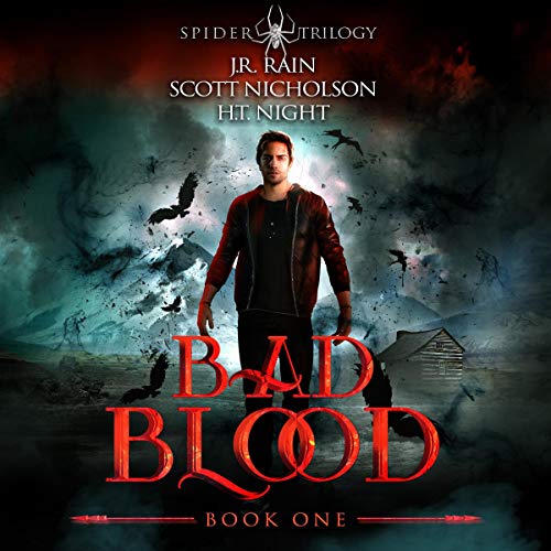Cover of Bad Blood: A Vampire Thriller (The Spider Trilogy Book 1)
