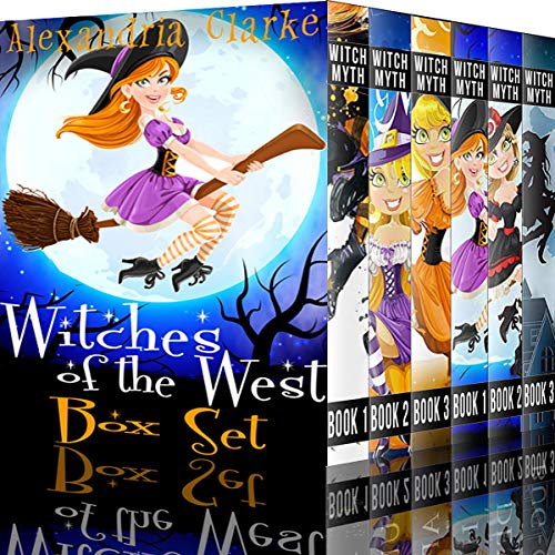 Cover of Witches of the West: A Collection of Cozy Witch Mysteries