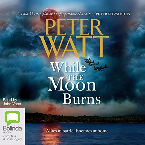 Cover of While the Moon Burns