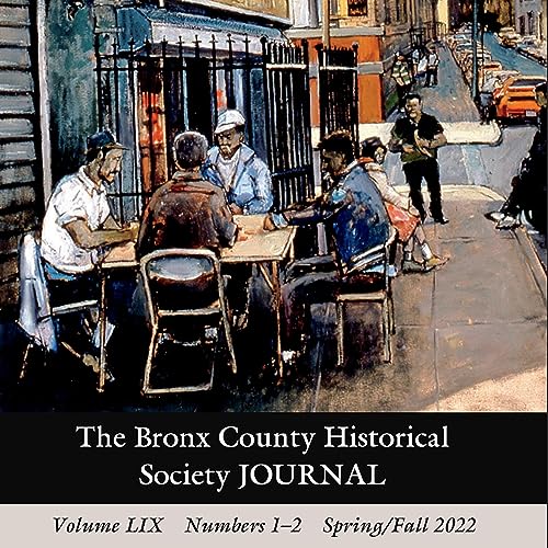 Cover of The Bronx County Historical Society Journal