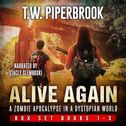 Cover of Alive Again Box Set: The Complete Zombie Apocalypse in a Dystopian World Series (Books 1-3)