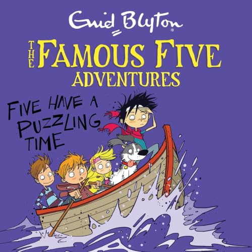 Cover of Famous Five Colour Short Stories: Five Have a Puzzling Time
