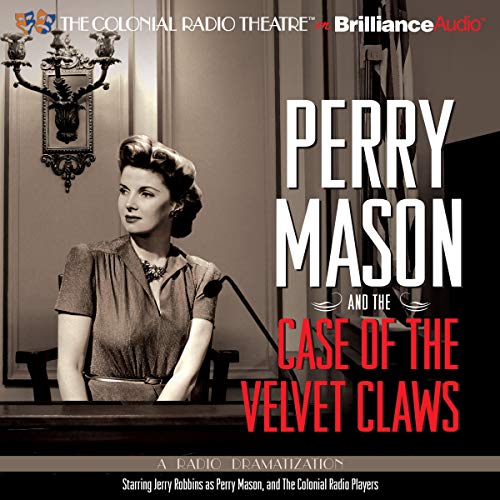 Cover of Perry Mason and the Case of the Velvet Claws