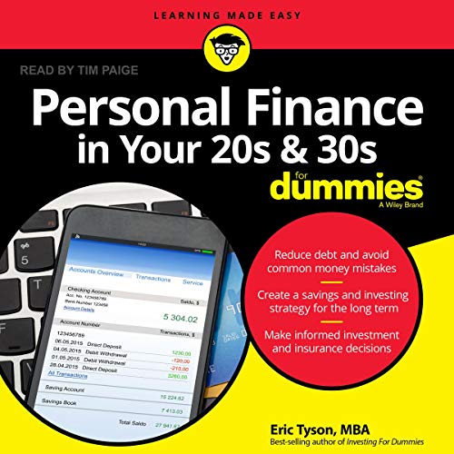 Cover of Personal Finance in Your 20s and 30s for Dummies
