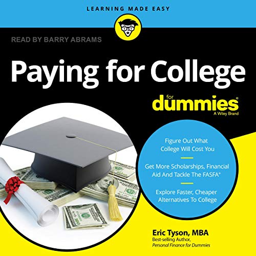 Cover of Paying For College For Dummies