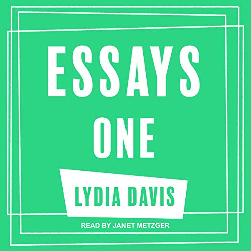 Cover of Essays One