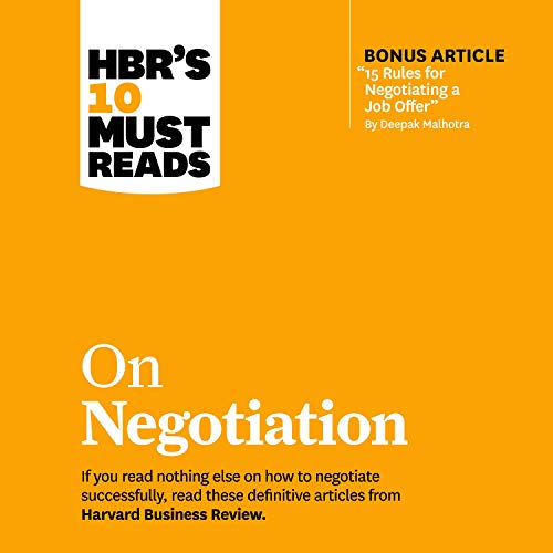 Cover of HBR's 10 Must Reads on Negotiation