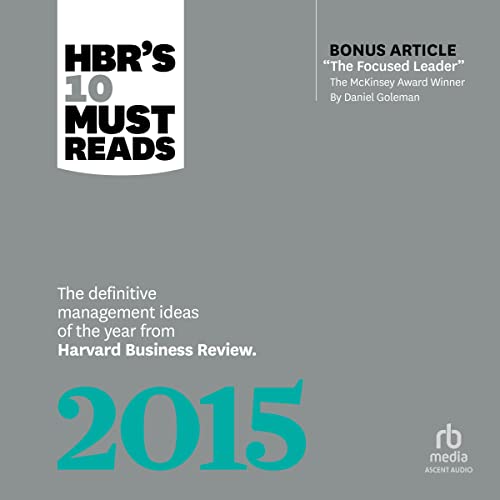Cover of HBR's 10 Must Reads 2015