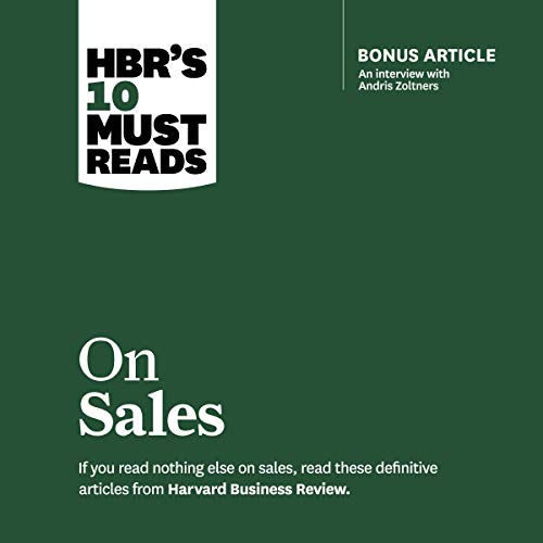 Cover of HBR's 10 Must Reads on Sales