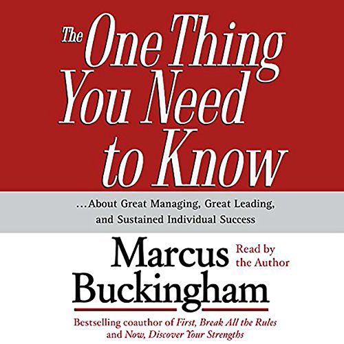 Cover of The One Thing You Need To Know