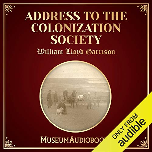 Cover of Address to the Colonization Society