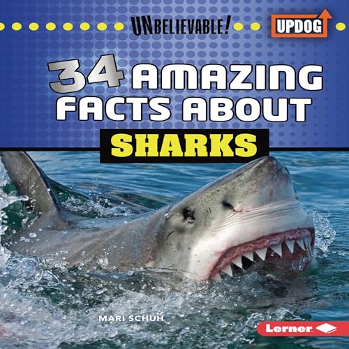 Cover of 34 Amazing Facts About Sharks
