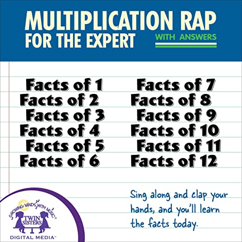 Cover of Multiplication Rap for the Expert with Answers