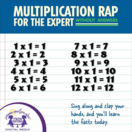 Cover of Multiplication Rap for the Expert Without Answers