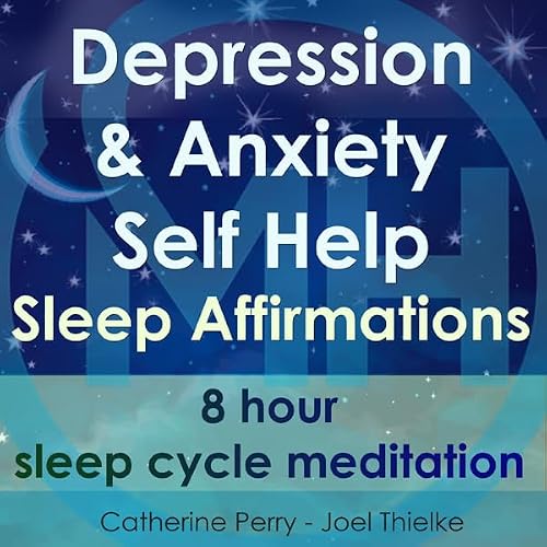 Cover of Depression & Anxiety Self Help Sleep Affirmations