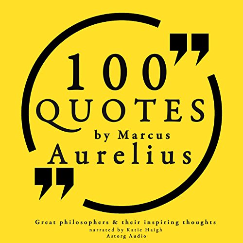 Cover of 100 Quotes by Marcus Aurelius