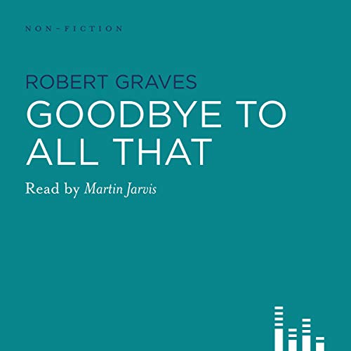 Cover of Goodbye to All That