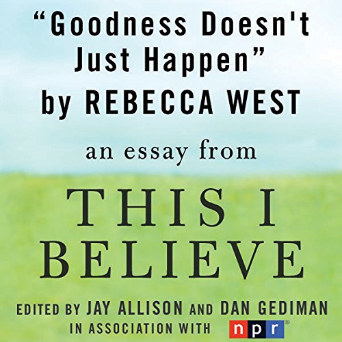 Cover of Goodness Doesn't Just Happen