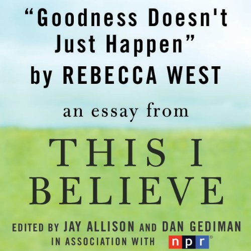 Cover of Goodness Doesn't Just Happen