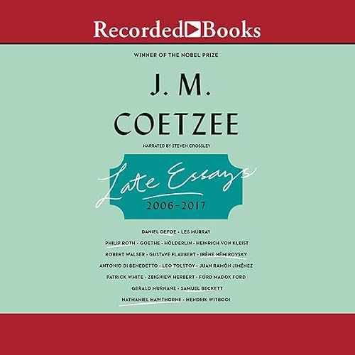 Cover of Late Essays