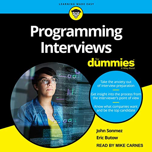 Cover of Programming Interviews For Dummies