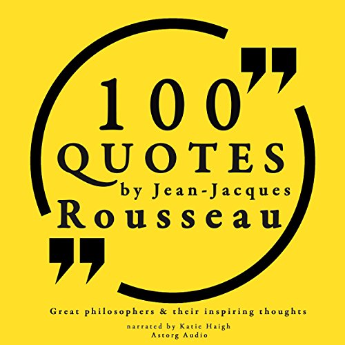 Cover of 100 Quotes by Rousseau