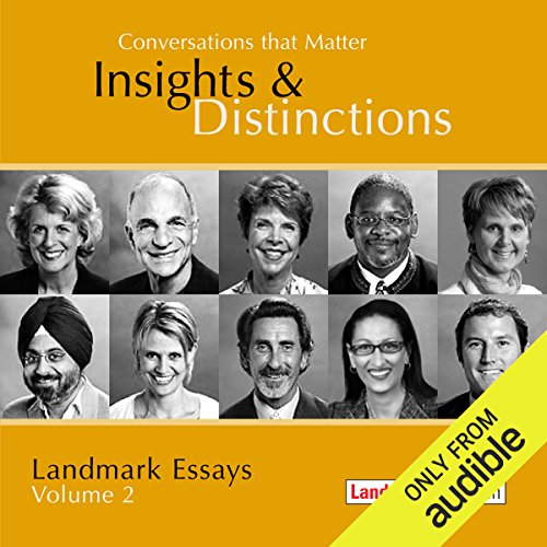 Cover of Conversations That Matter: Insights & Distinctions - Landmark Essays, Volume 2