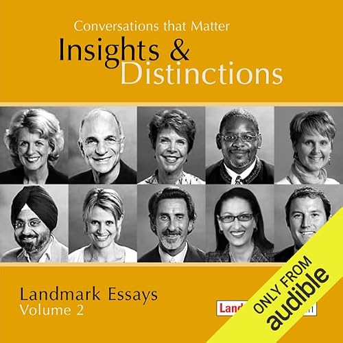 Cover of Conversations That Matter: Insights & Distinctions - Landmark Essays, Volume 2