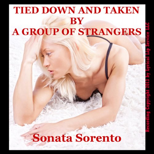 Cover of Tied Down and Taken by a Group of Strangers: A Bondage Gangbang Erotica Story