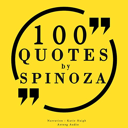 Cover of 100 quotes by Spinoza