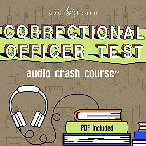 Cover of Correctional Officer Test Audio Crash Course
