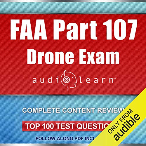 Cover of FAA Part 107 Drone Exam AudioLearn